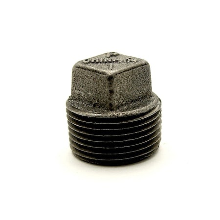 3/4 Inch Black Steel Plug